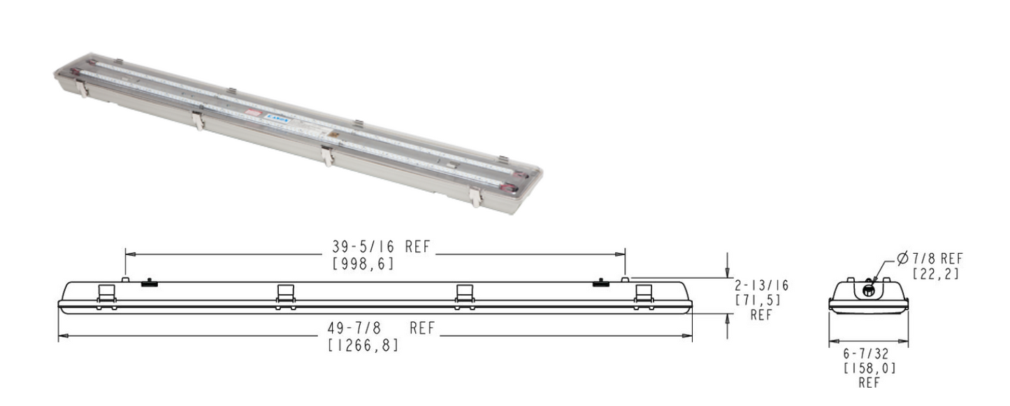 48” LED LIGHT FIXTURE